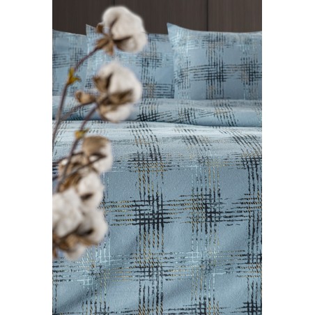 Σετ Παπλωματοθήκη Φανελένια Υπέρδιπλη 3 Τεμαχίων Guy Laroche Mezzo Raf 225x245