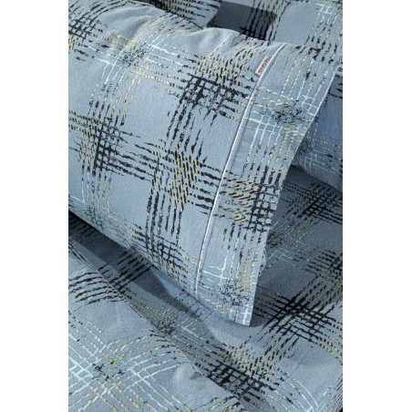 Σετ Παπλωματοθήκη Φανελένια Υπέρδιπλη 3 Τεμαχίων Guy Laroche Mezzo Raf 225x245