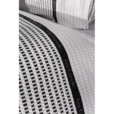 Σετ Παπλωματοθήκη Φανελένια Υπέρδιπλη 3 Τεμαχίων Guy Laroche Parma Grey 225x245