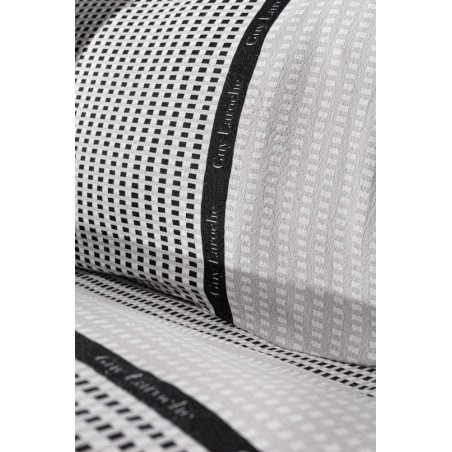 Σετ Παπλωματοθήκη Φανελένια Υπέρδιπλη 3 Τεμαχίων Guy Laroche Parma Grey 225x245