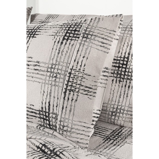 Σετ Σεντόνια Φανελένια Μονά με Λάστιχο 3...