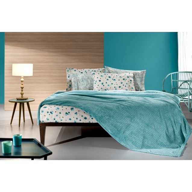 Σετ Κουβέρτα Fleece Μονή και Μαξιλαροθήκη...