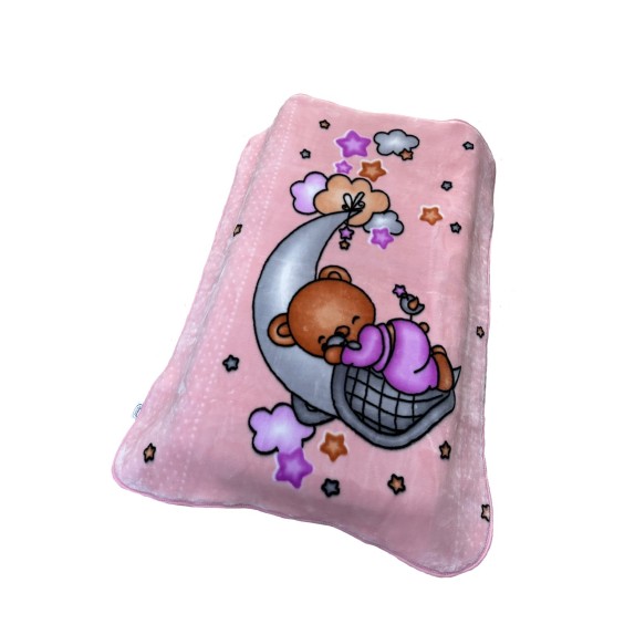 Κουβέρτα Βελουτέ Κούνιας Dimcol Crescent Moon 32 Baby...