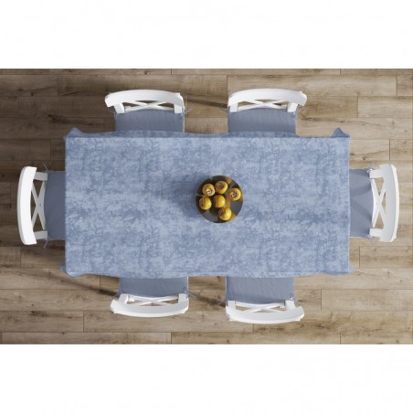 Σετ Τραπεζομάντηλο και Runner Dimcol Panama Shadow Sky Blue 140x140 & 40x140