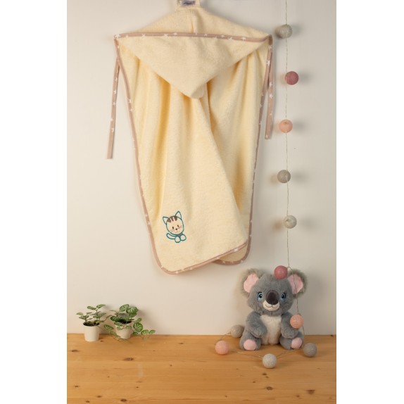 Βρεφική Κάπα Dimcol Kitty 138 Εκρού 75x85