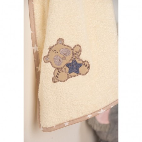 Βρεφική Κάπα Dimcol Star Bear 153 Εκρού 75x85