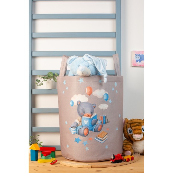 Παιδικό Καλάθι Αποθήκευσης Dimcol Studying Bear 40...