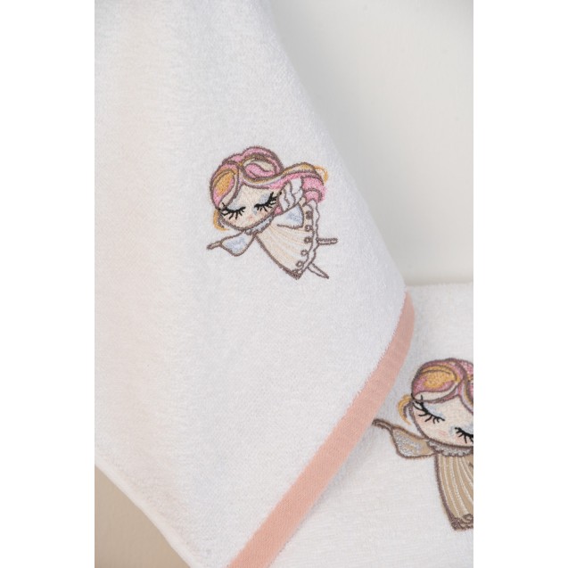 Σετ Βρεφικές Πετσέτες 2 Τεμαχίων Dimcol Little...