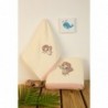 Σετ Βρεφικές Πετσέτες 2 Τεμαχίων Dimcol Little Angel 143 Εκρού 30x50 και 70x140