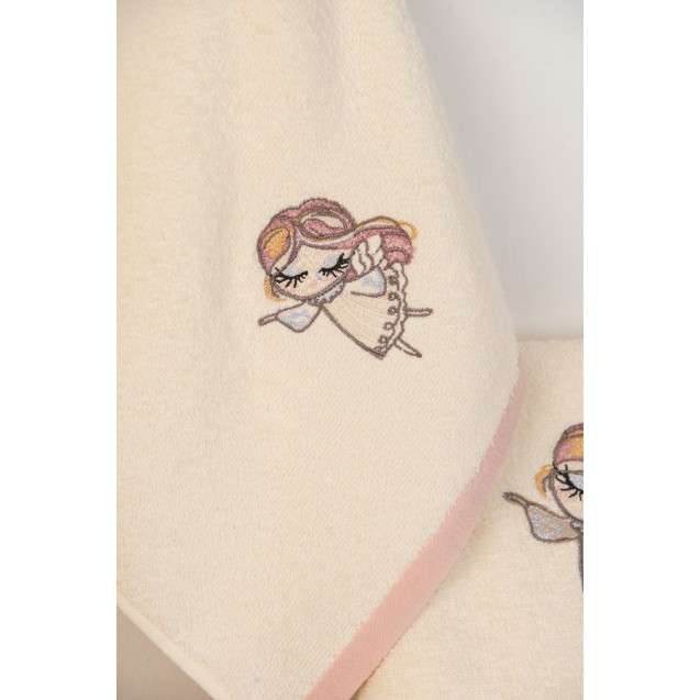 Σετ Βρεφικές Πετσέτες 2 Τεμαχίων Dimcol Little...