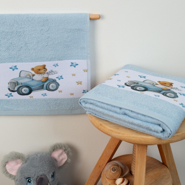 Σετ Βρεφικές Πετσέτες 2 Τεμαχίων Dimcol Cute...