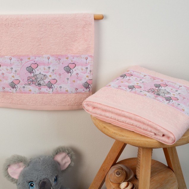 Σετ Βρεφικές Πετσέτες 2 Τεμαχίων Dimcol...