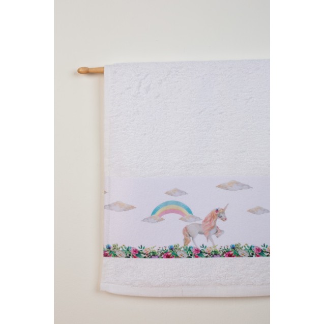 Σετ Βρεφικές Πετσέτες 2 Τεμαχίων Dimcol Rainbow...