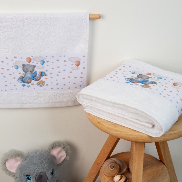 Σετ Βρεφικές Πετσέτες 2 Τεμαχίων Dimcol...