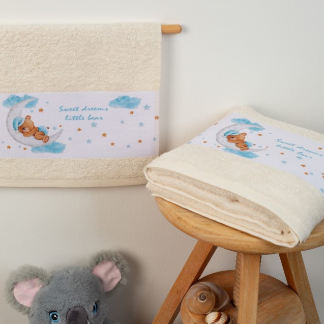 Σετ Βρεφικές Πετσέτες 2 Τεμαχίων Dimcol Sweet...