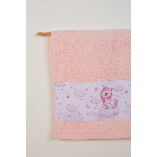 Σετ Βρεφικές Πετσέτες 2 Τεμαχίων Dimcol Unicorn...