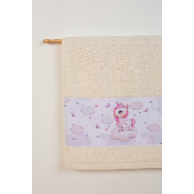 Σετ Βρεφικές Πετσέτες 2 Τεμαχίων Dimcol Unicorn...