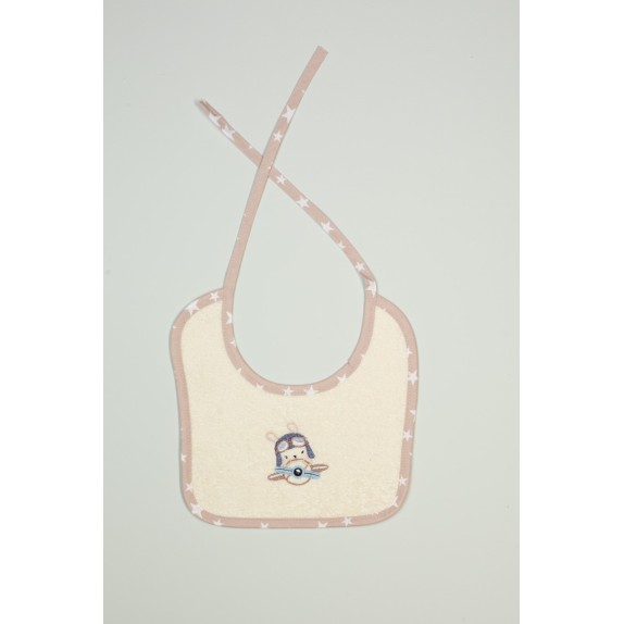 Σαλιάρα Dimcol Airplane 158 Εκρού 25x25