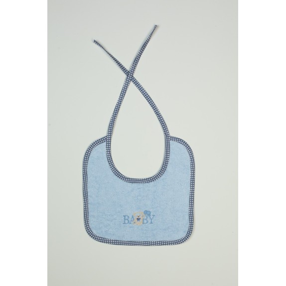 Σαλιάρα Dimcol Baby Bear 161 Σιέλ 25x25