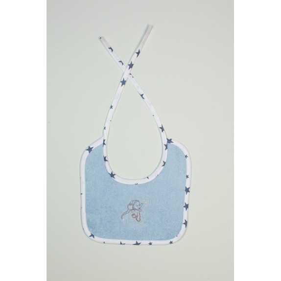 Σαλιάρα Dimcol Dreaming Elephant 166 Σιέλ 25x25