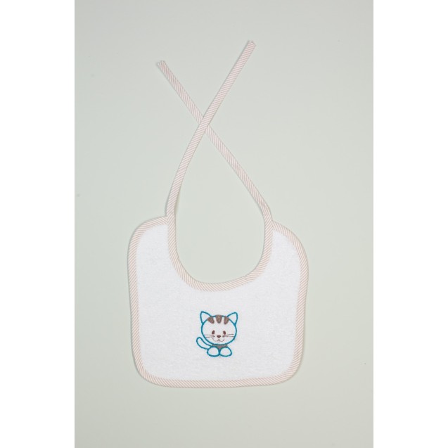 Σαλιάρα Dimcol Kitty 137 Λευκό 25x25