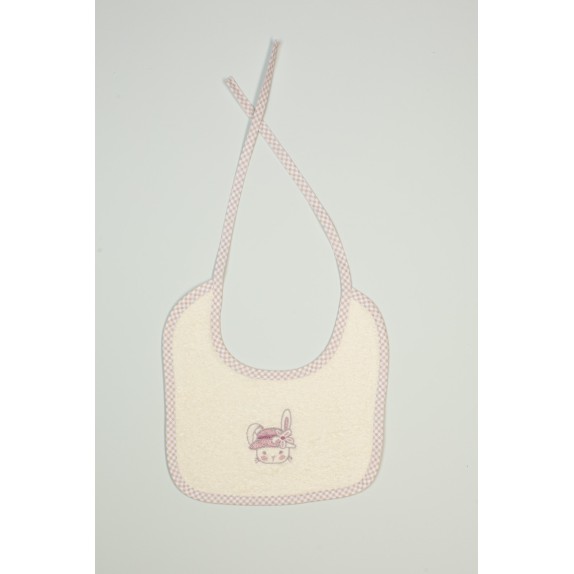 Σαλιάρα Dimcol Rabbit Girl 148 Εκρού 25x25