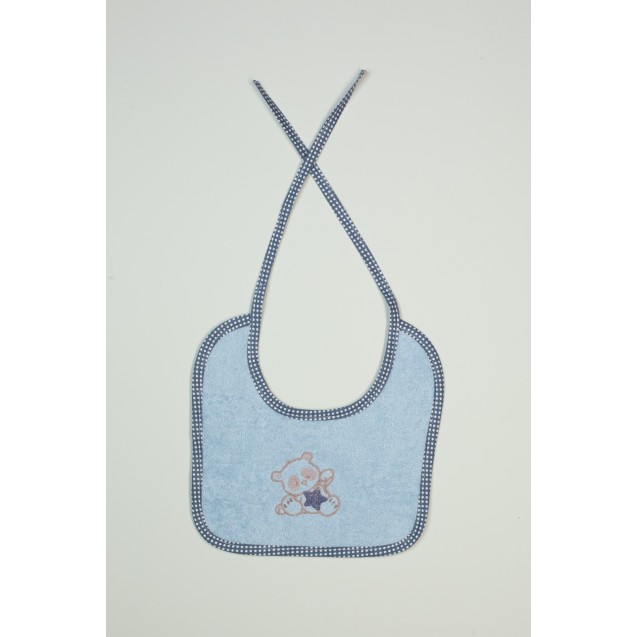 Σαλιάρα Dimcol Star Bear 151 Σιέλ 25x25