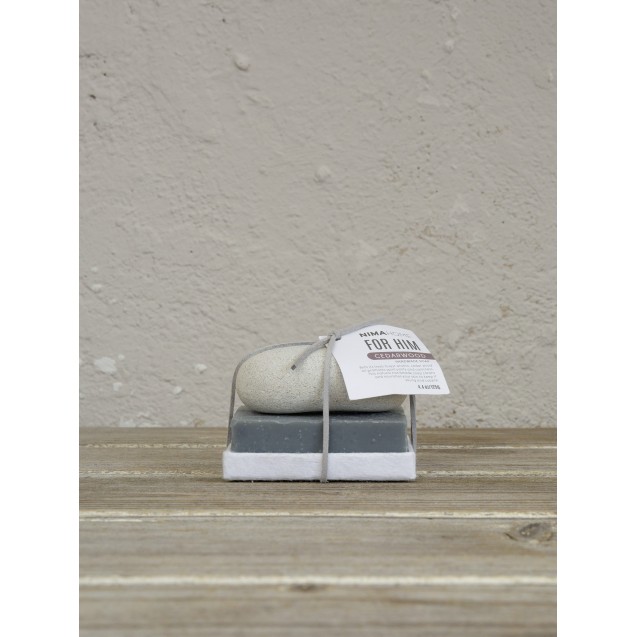 Σετ Σαπούνι Χειροποίητο 125g και Πέτρα...