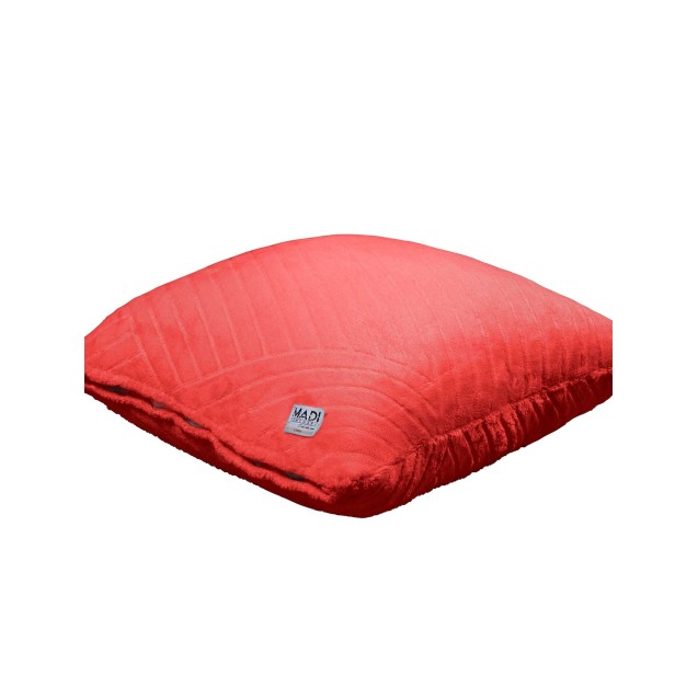 Μαξιλάρι Διακόσμησης Madi Strokes Red 45x45