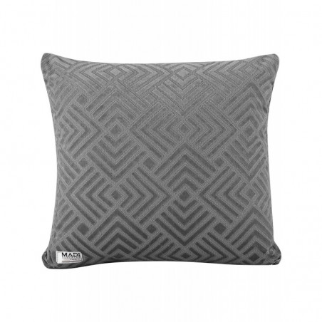Μαξιλαροθήκη Διακόσμησης Madi Lavir Grey 50x50