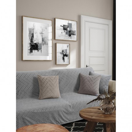 Μαξιλαροθήκη Διακόσμησης Madi Slange Grey 50x50