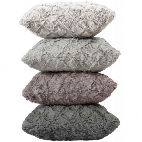 Μαξιλαροθήκη Διακόσμησης Γούνινη Madi Oblong Taupe 50x50