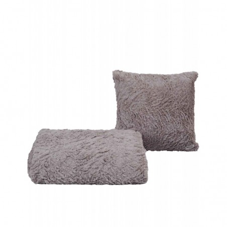 Ριχτάρι Γούνινο Τετραθέσιου Madi Soggy Taupe 180x340