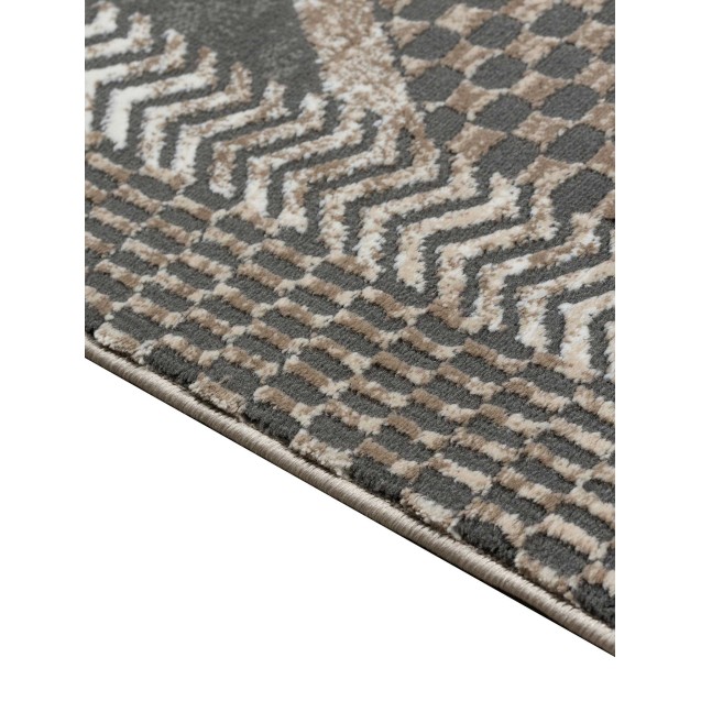 Χαλί Madi Lozenge Grey 165x230