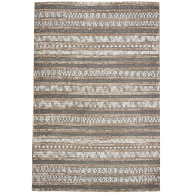 Χαλί Madi Bands Grey 165x230