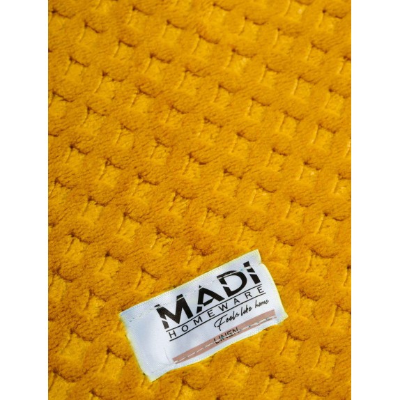 Σεντόνι Φανελένιο Μονό με Λάστιχο Madi Nodes Yellow...