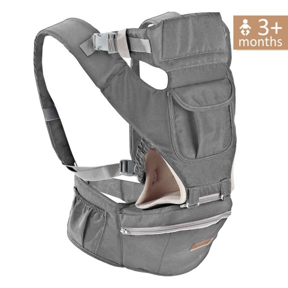 Μάρσιπος Bebe Stars Carry & Go Dark Grey 222-186