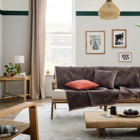 Ριχτάρι Πολυθρόνας Gofis Home Lagertha Chilli/ Black 317/14 180x180