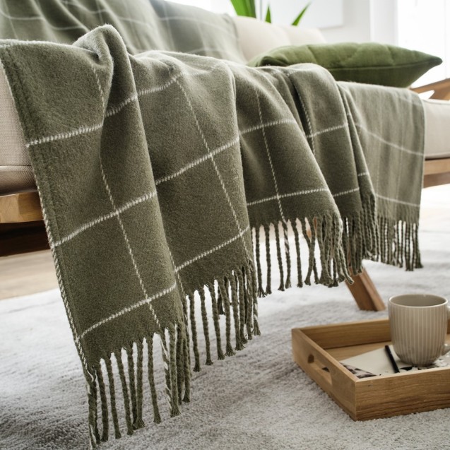 Κουβέρτα Καναπέ Gofis Home Leah 409 130x170