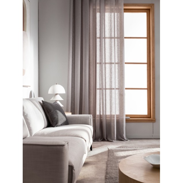 Κουρτίνα με σιρίτι Gofis Home Combe Shadow Grey...
