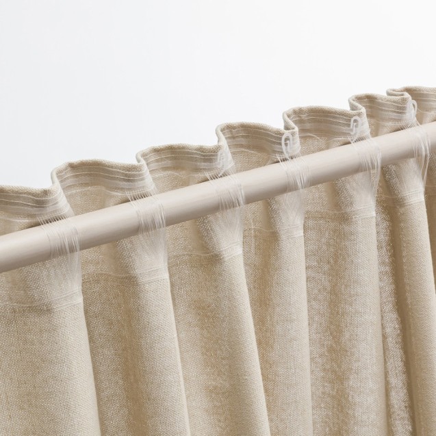 Κουρτίνα με σιρίτι Gofis Home Combe Shadow Grey...