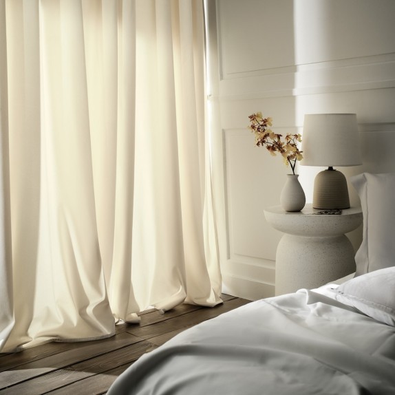 Κουρτίνα με Τρουκς Gofis Home Winter Moon ecru 711/05...