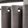 Κουρτίνα με Τρουκς Gofis Home Winter Shadow Grey AW23 711/48 140x280