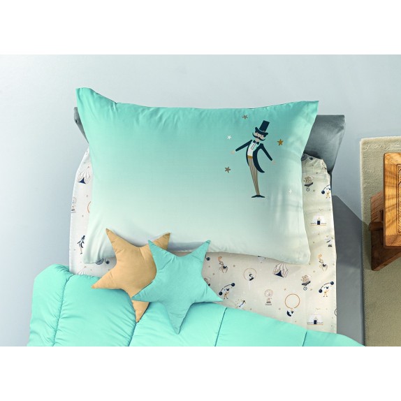 Παιδική Μαξιλαροθήκη Διακόσμησης Saint Clair Enjoy Sky 50x70