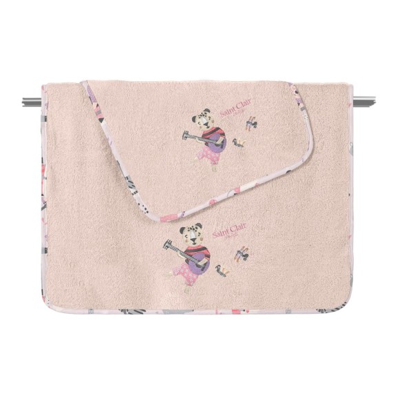 Σετ Βρεφικές Πετσέτες 2 Τεμαχίων Saint Clair Jazz Lilac