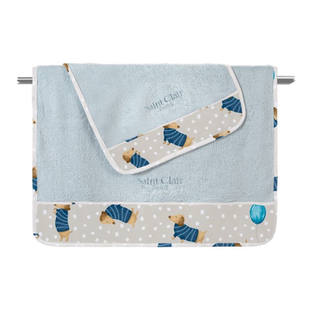 Σετ Βρεφικές Πετσέτες 2 Τεμαχίων Saint Clair...