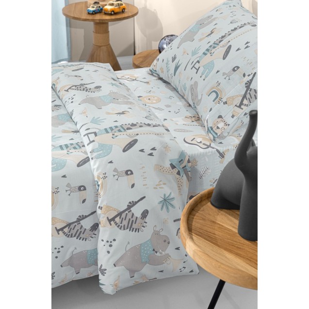 Σετ Παιδική Παπλωματοθήκη Μονή 2 Τεμαχίων Saint...