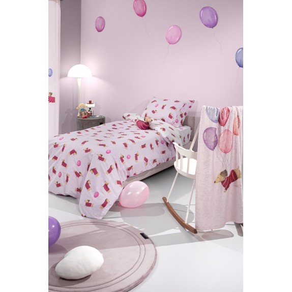 Σετ Παιδική Παπλωματοθήκη Μονή 2 Τεμαχίων Saint Clair Pet...