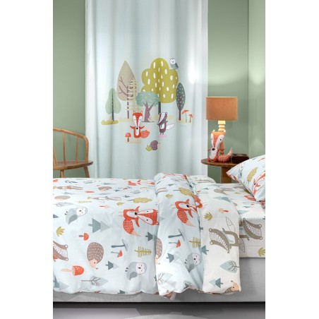 Σετ Παιδική Παπλωματοθήκη Μονή 2 Τεμαχίων Saint Clair Timber Mint 165x225