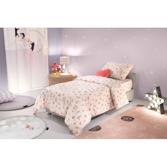 Σετ Παιδικά Σεντόνια Μονά με Λάστιχο 3 Τεμαχίων Saint...